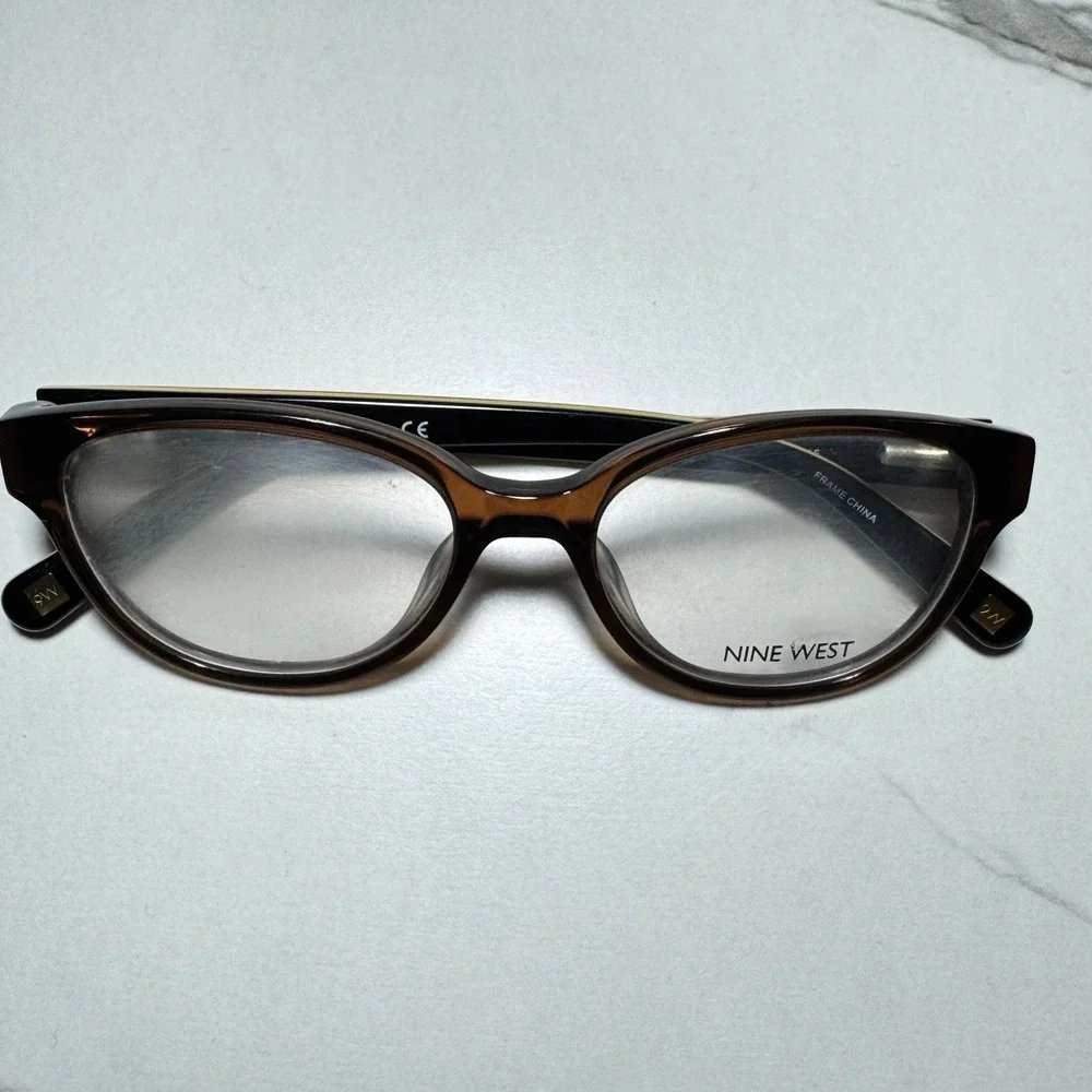 Nine West NW5101 Brown Tortoise Cat Eye Eyeglasses Frames 49-16-135